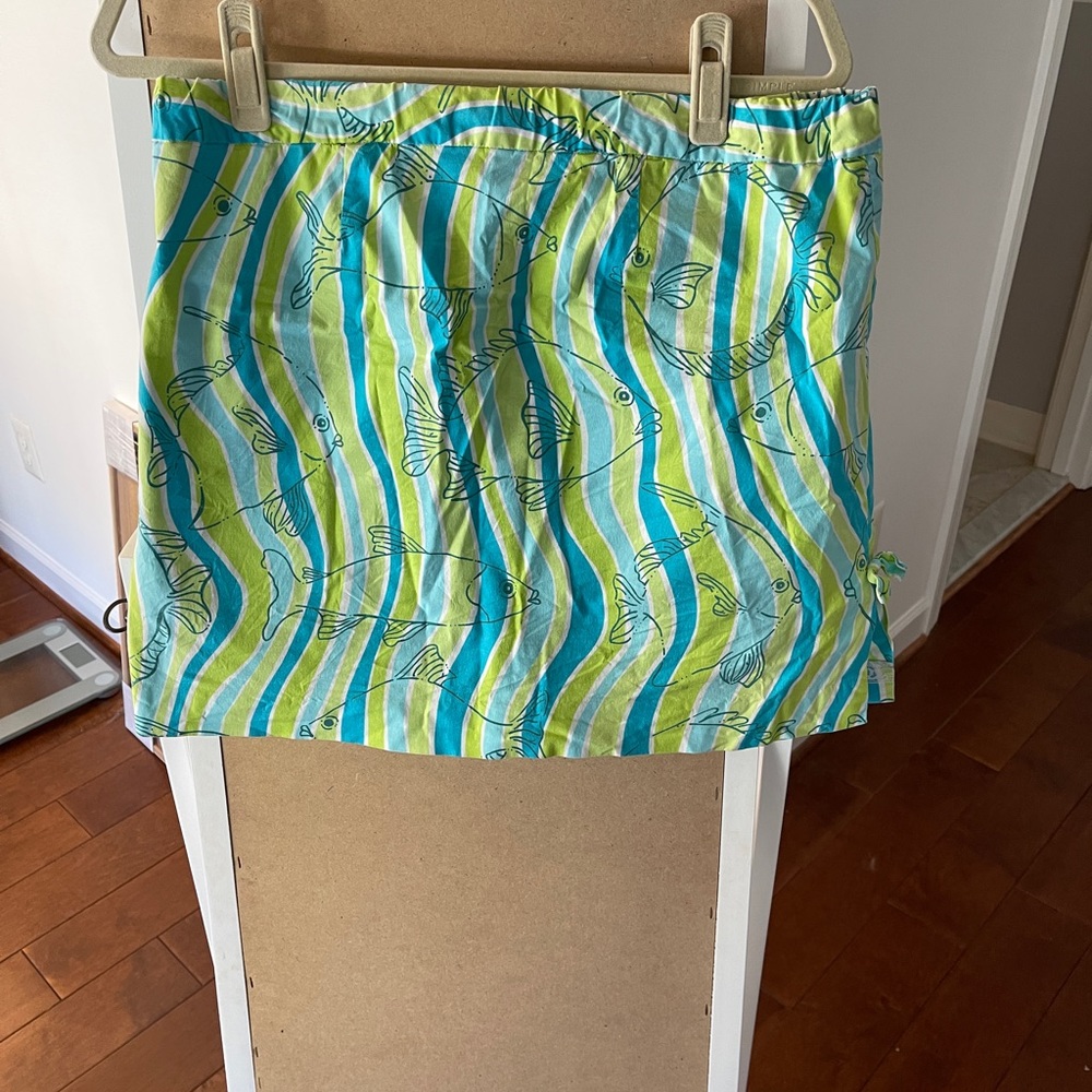 Vintage Lilly Pulitzer Makin Waves Skort Large